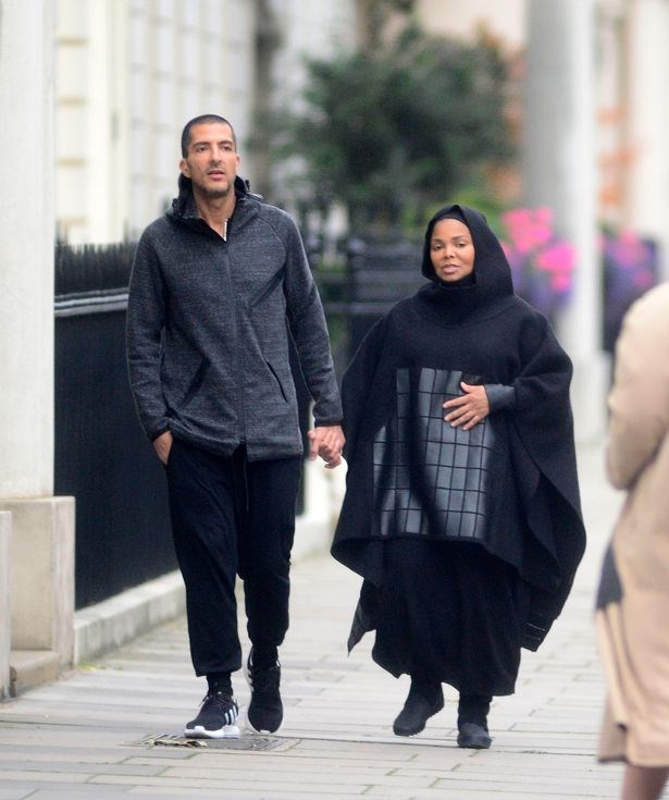 Heavily pregnant Janet Jackson and her husband Wissam Al Manna make their first public appearance since announcing her pregnancy
